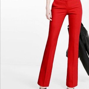 GAP Ankle Pants Sz 8A/C 100% Cotton Modern Boot Red